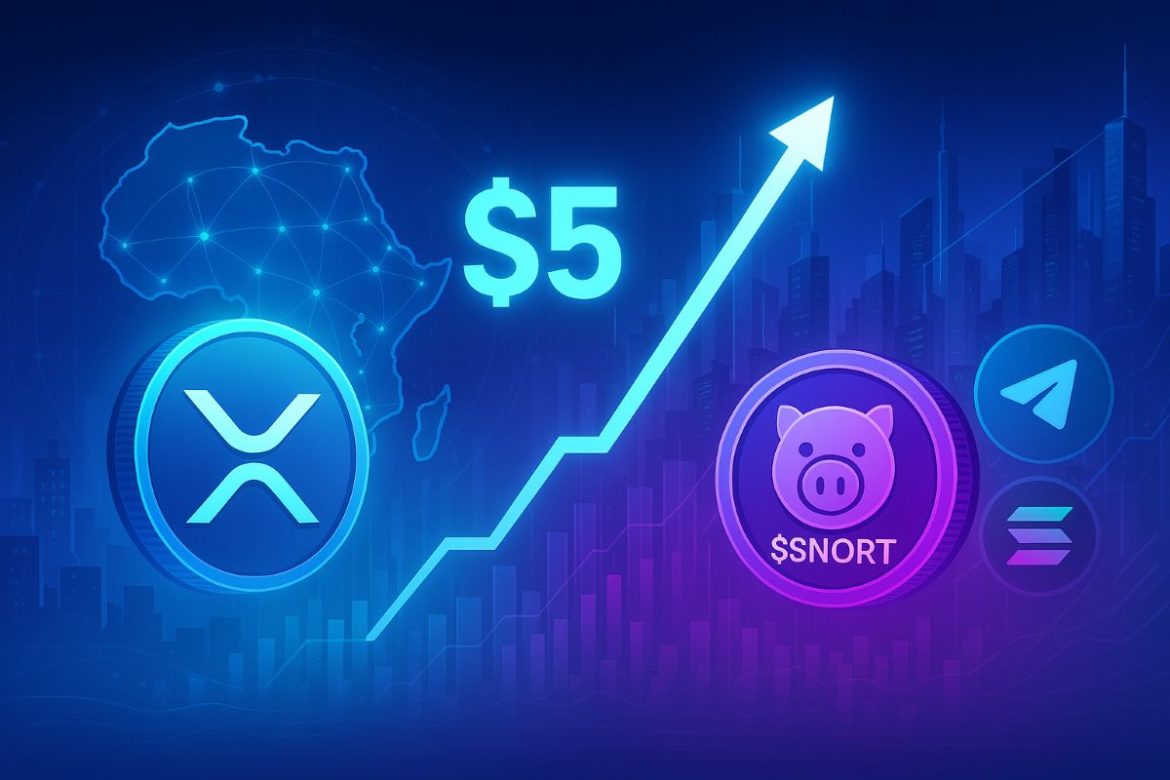 XRP Predicted to Hit $5 as Snorter Token Presale Ends in 4 Days