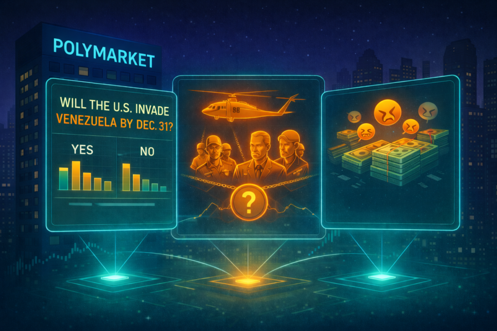 Polymarket Sparks Outrage, Settling $10.5M Venezuela Invasion Market as 'No'