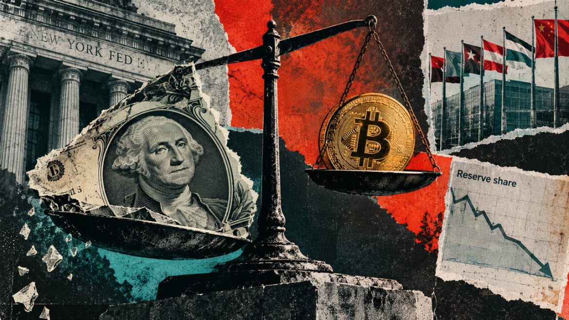 Why Bitcoin bulls shouldn't mistake a shrinking dollar reserve share for central bank buying